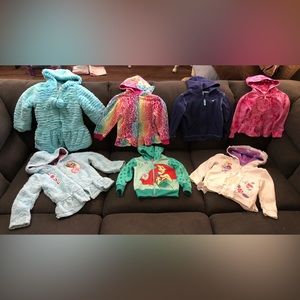 Girls jackets, size 3T.